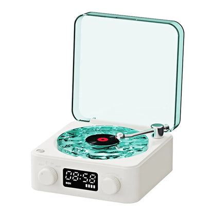 Mini Retro White Noise Bluetooth Speaker With RGB Light Sleep Support AID & TF CARD
