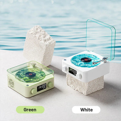Mini Retro White Noise Bluetooth Speaker With RGB Light Sleep Support AID & TF CARD